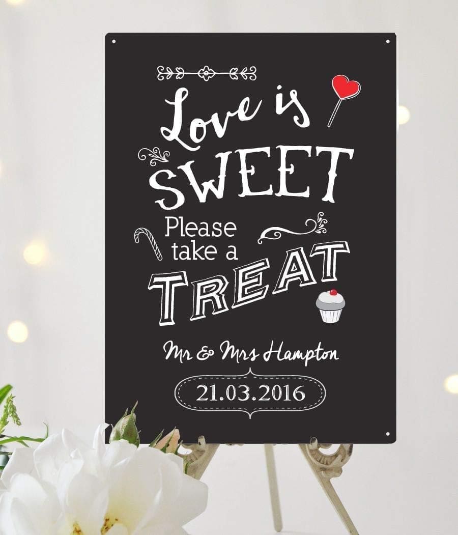 love is sweet take a treat