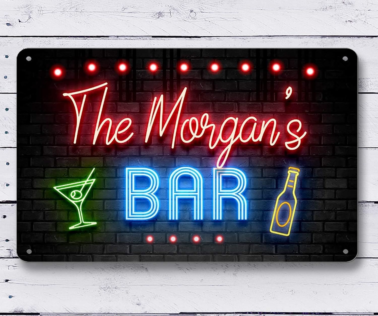 personalised bar sign