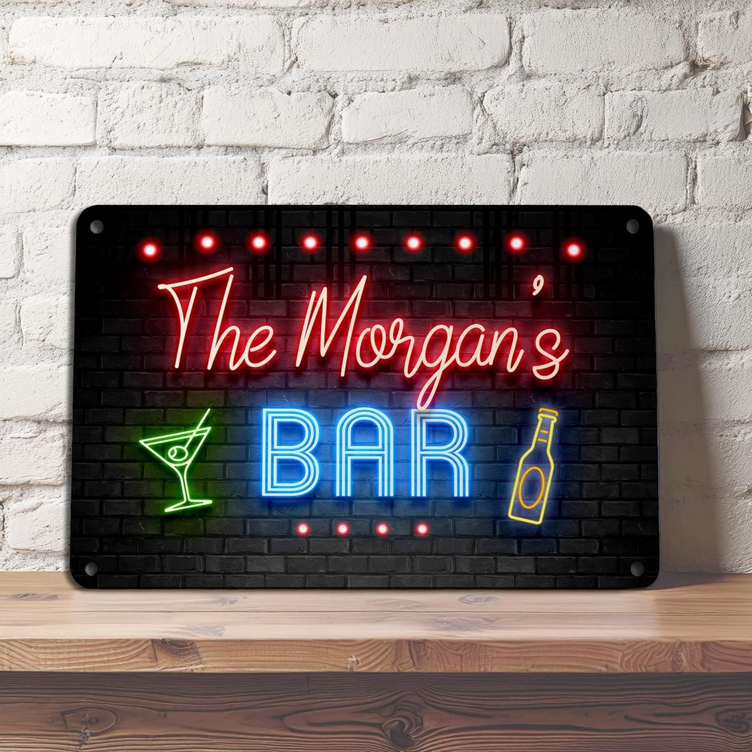 personalised bar sign
